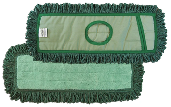 Microfiber Dry Dust Pads with Fringe, 5" x 60", Slot Pocket