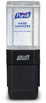 PURELL® ES1 Hand Sanitizer Dispenser Starter Kit PURELL® ES1 Push-Style Hand Sanitizer Dispenser and 450 mL Refill