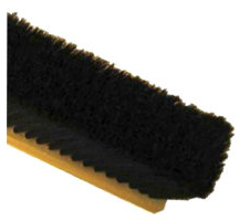 24" Horsehair and Plastic Floor Brush - Wood Block