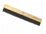 24" Maroon Polypropylene Bolt-On Style Floor Brush - Wood Block, 12/Case