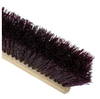 A Picture of product BBP-120518 18" Maroon Plastic Garage Brush - Plastic Block, 12/Case
