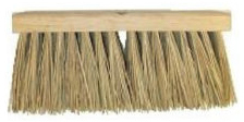 16" Palmyra Street Broom - Wood Block, 12/Case