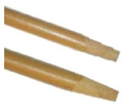 5' Wood Handle - 1-1/8" Dia. - Tapered, 12/Case
