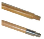 5' Wood Handle - 1-1/8" Dia. - Wood Thread, 12/Case