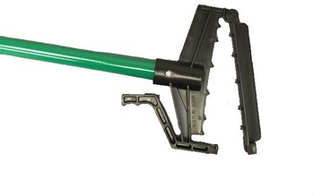 60" Side Release Mop Handle - Green Metal Handle, 12/Case