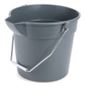 A Picture of product BBP-153210 10 Qt. Pail - Gray, 12/Case