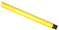 48" Yellow Metal Handle - 7/8" Dia. - Threaded, 25/Case