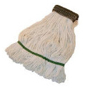 Medium Grey/White Blended Looped Wet Mop, 12/Case