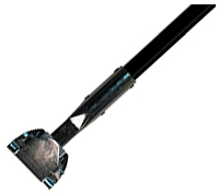 5' Vinyl Coated Metal Clip-On Dust Mop Handle, 12/Case