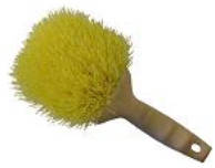 8" White Tampico Utility Brush, 12/Case