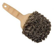 20" Black / White Fiber Utility, 12/Case