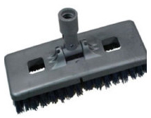 9" Grit Swivel Deck Scrub, 12/Case