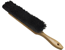 9" Horsehair Counter Brush - Wood Block, 12/Case