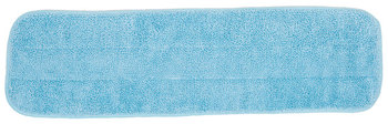18" BLUE Looped Microfiber Flat Mop Wet Refill