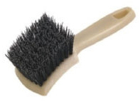 Sidewall Tire Brush - Black Nylon Fiber, 12/Case