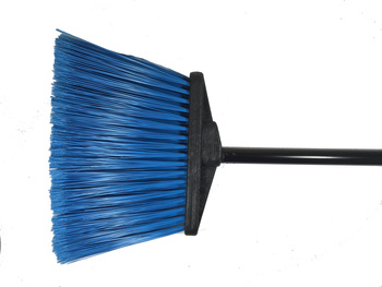 Multi-Angle Warehouse Sweep w/ Handle - Blue Flagged, 12/Case