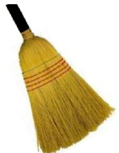 Heavy Warehouse Broom, 56" Tall, 12/Case
