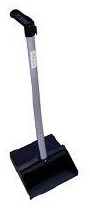 Plastic Lobby Dust Pan - Ergonomic Handle, 6/Case