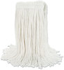 A Picture of product BWK-RM03024S Boardwalk® Banded Rayon Cut-End Mop Heads with 1 1/4 in. Headband. 24 oz. White. 12 mops/case.