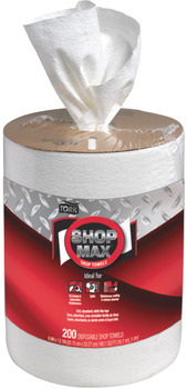 Tork Advanced ShopMax Wiper 450, Centerfeed Refill, 9.9" x 218.33 Feet, 2 Rolls/Case