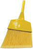 A Picture of product BWK-BRMAXIL Boardwalk® Poly Fiber Angled-Head Lobby Brooms, 55", Yellow Lacquered Metal Handle, 12/Case
