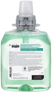 GOJO® Green Certified Foam Hand, Hair & Body Wash Refills for GOJO® FMX-12™ or CS4 Dispensers. 1250 mL. Cucumber Melon scent. 4 Refills/Case.