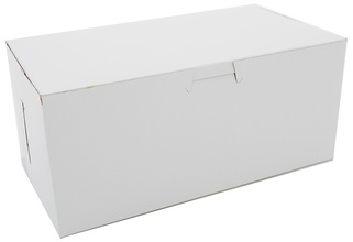 Bakery Box.  1-Piece, Tuck Top.  9" x 5" x 4".  250/Case