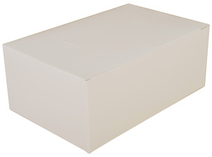Carry-Out Box. 1-Piece, Snak Tuck Top. 7" x 4-1/2" x 2-3/4". White Color, 500/Case