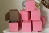 A Picture of product 975-270 Non-Window Bakery Boxes, Pink Color, 7" x 7" x 4", 250/Case.