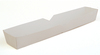 A Picture of product 193-204 SCT® Paperboard Hot Dog Trays. 10 1/4 X 1 1/2 X 1 1/4 in.  White. 100 trays/sleeve, 5 sleeves/carton.