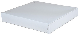 Southern Champion Tray 1-Piece Paperboard Pizza Box with Lock Corners. 12 X 12 X 1-7/8 in. White. 100 boxes/case.