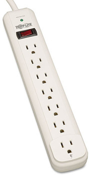 Tripp Lite Protect It!™ Seven-Outlet Surge Suppressor, 7 Outlet, 12ft Cord, 1080 Joules