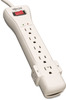 A Picture of product TRP-TLP712 Tripp Lite Protect It!™ Seven-Outlet Surge Suppressor, 7 Outlet, 12ft Cord, 1080 Joules