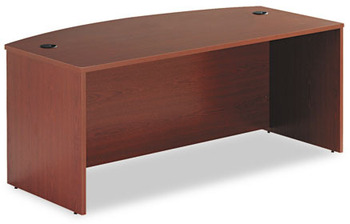 Bush® Series C Bow Front DeskShell Series C, Mahogany