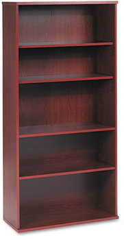 Bush® Series C BookcaseSeries C, 35-5/8w x 15-3/8d x 72-7/8h, Mahogany