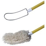 Pipe Duster Frame & Handle.  60" Fiberglass Handle.