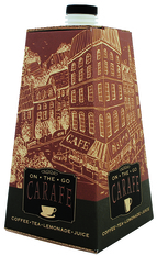 On-the-Go Carafe, 5-3/4 x 5-3/4 x 11-7/8 in, 4/Case.