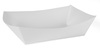 A Picture of product SCH-0557 SCT Food Trays. 5 lbs. 8-1/2 X 5-3/4 X 2 in. White. 250/sleeve, 2 sleeves/case.