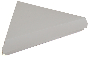 White Pizza Clamshells, 9-1/4  x 9 x 1-11/16 in, 400/Case.