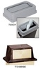 A Picture of product 562-198 Wall Hugger™ Tip Top Lid.  Gray Color.  4-3/4" x 20-1/2" x 11-1/2".