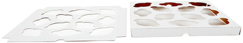 Cupcake Inserts, 8-7/8 x 8-7/8 x 3/4 in, 200/Case.