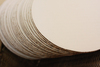 A Picture of product SCH-11303 Circles - Mottled White, 6.00 in, 100/Case.