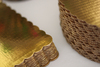 A Picture of product SCH-1645 Cake Pads - Gold, 14.00 x 10.00 in, 100/Case.