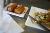 A Picture of product SCH-18640 ChampWare Molded Fiber Square Plates, 10 x 10 in, 500/Case.