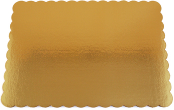 Cake Pads - Gold, 19.00 x 14.00 in, 25/Case.