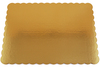 A Picture of product SCH-1665 Cake Pads - Gold, 19.00 x 14.00 in, 25/Case.