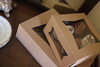 A Picture of product SCH-23053K Kraft Window Bakery Boxes, 10 x 10 x 5 in, 150/Case.