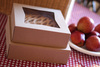 A Picture of product SCH-23133K Kraft Window Bakery Boxes, 19 x 14 x 4 in, 50/Case.