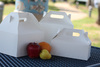 A Picture of product SCH-2707 Carry Out Barn Boxes. 9-1/2 X 5.00 X 5.00 in. White. 125/Case.