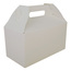 A Picture of product SCH-2707 Carry Out Barn Boxes. 9-1/2 X 5.00 X 5.00 in. White. 125/Case.